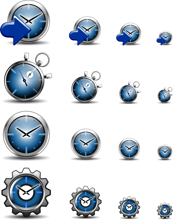 PC Chrono iconset.