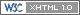 Valid W3C XHTML 1.0 Transitional