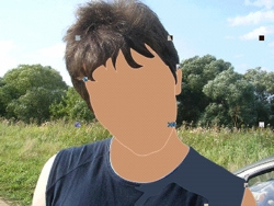 рис. 3.3 Заливка лица