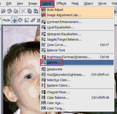 рис. 3.2 Gamma