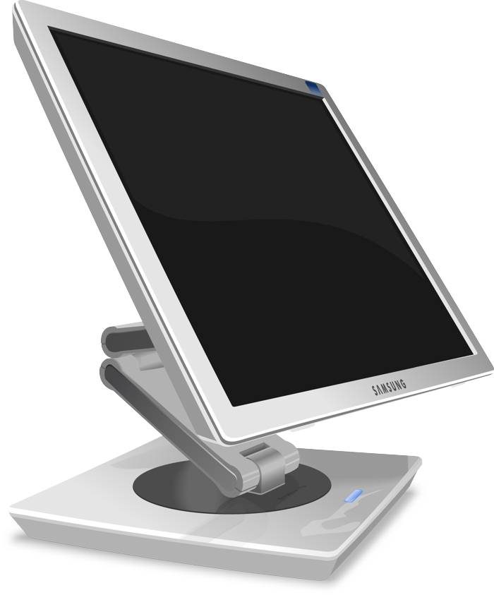 Монитор Samsung (векторное изображение, банер)