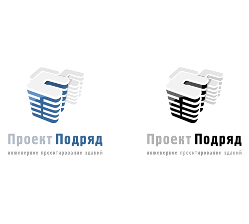 Разработка логотипа компании, занимающейся инженерным проектированием сооружений и зданий