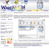 WakeMeUp (website, web-site, сайт, будильник, векторное изображение)